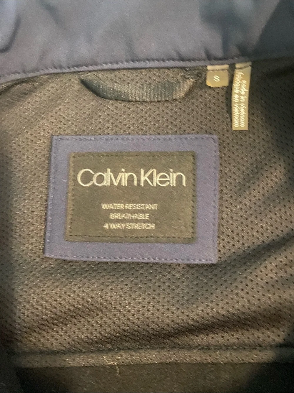 Calvin Klein Navy Utility Softshell Jacket - Picture 5 of 13